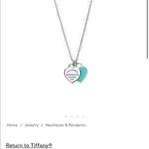 Tiffany mini hearts pendant